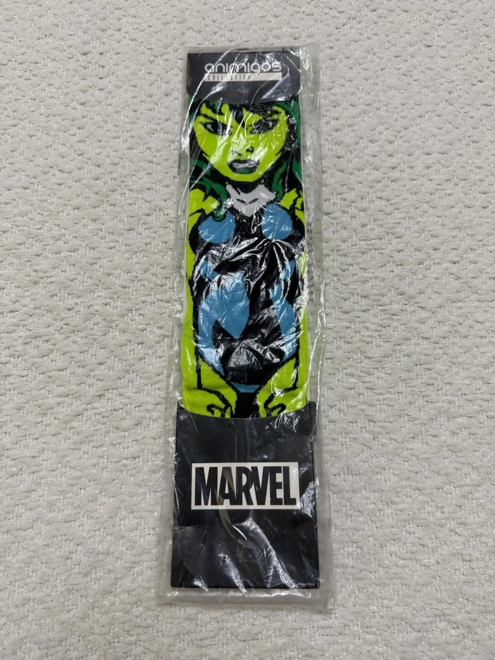 Animigos Collection Marvel She-Hulk Character Socks Sock Size 10-13